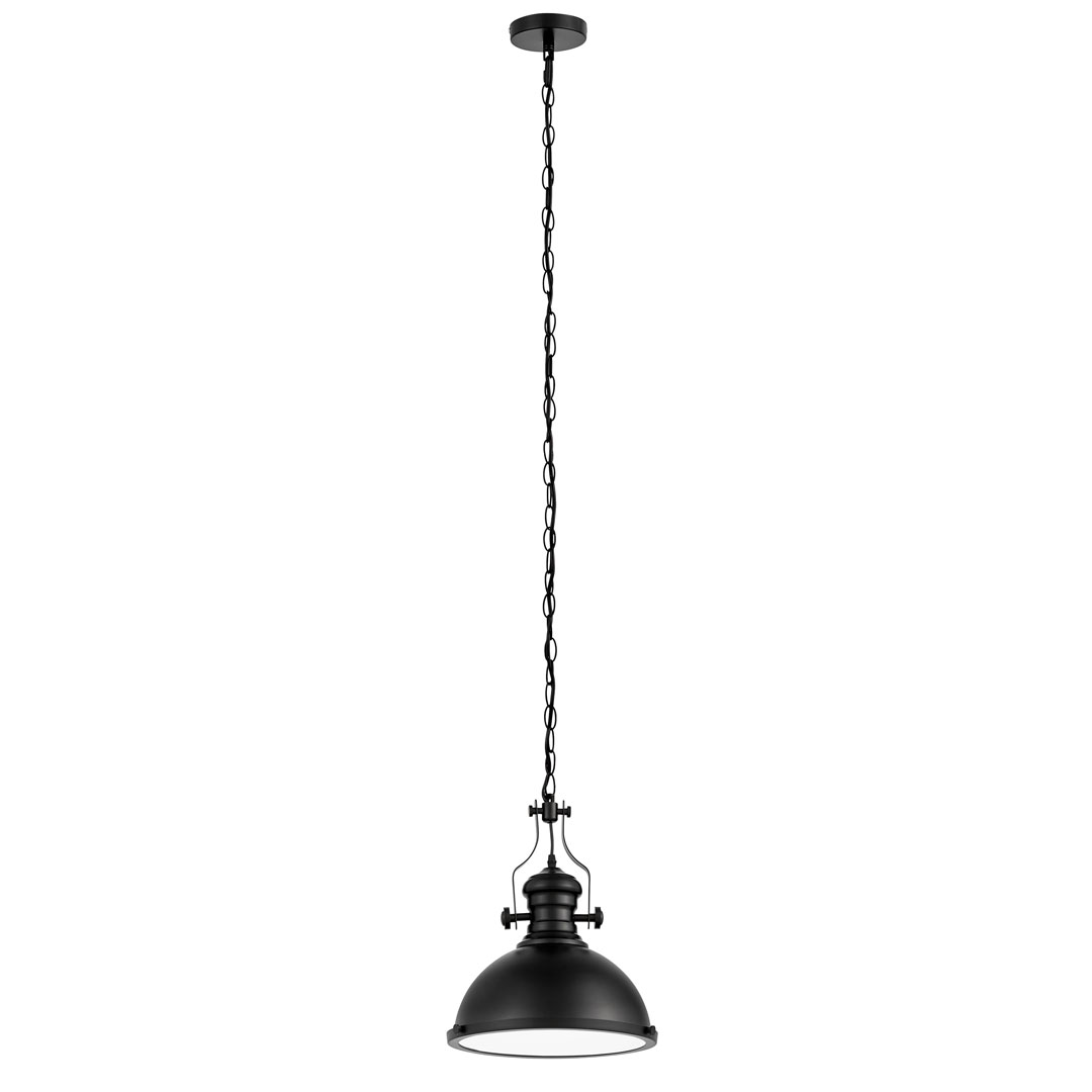 Crna industrijska visilica, retro vintage metalna viseća lampa - ELIGIO - undefined slika 3